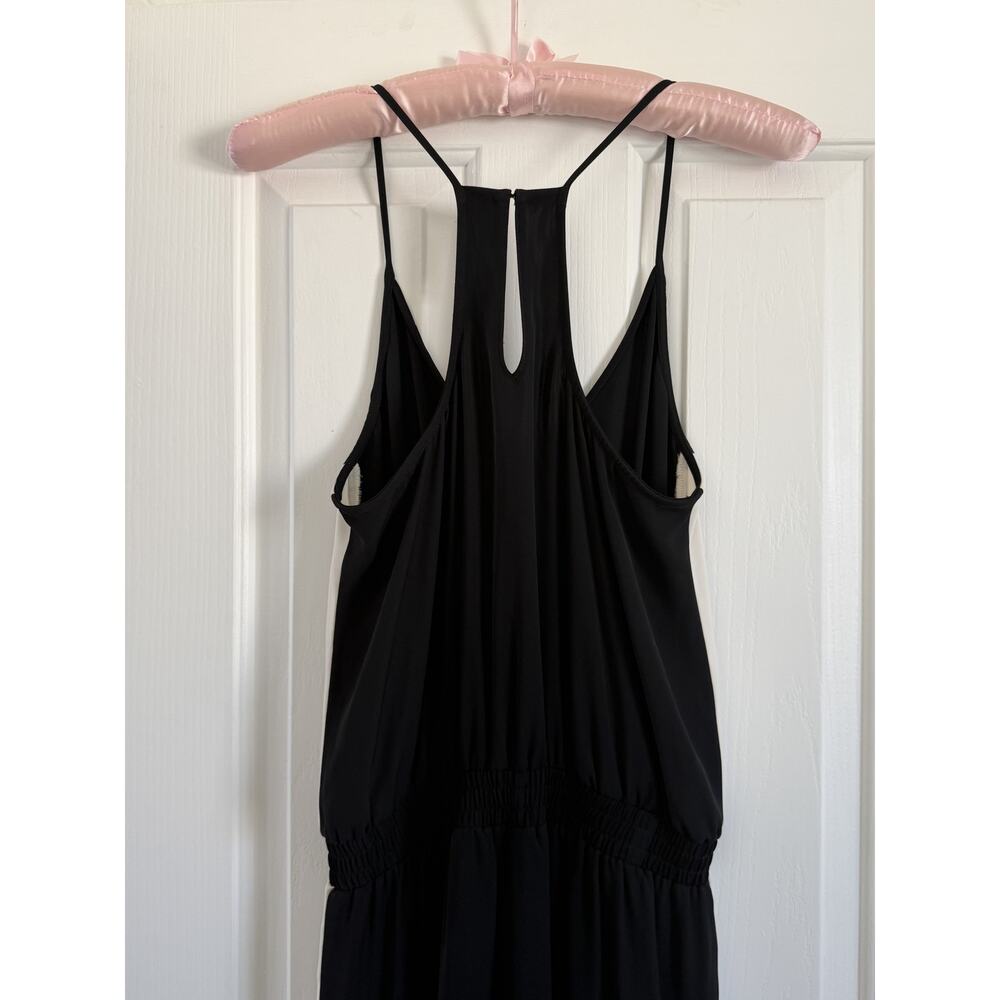 Amanda Uprichard Tuxedo Stripe Wide Leg Jumpsuit Size M - Picture 8 of 14